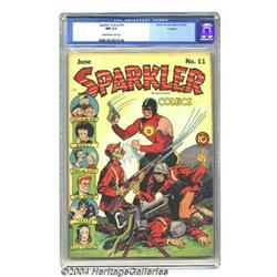 Sparkler Comics #11 Rockford pedigree (United Feature Syndicate, 1942) CGC NM 9.4 Cream to off-white