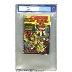 Speed Comics #14 Mile High pedigree (Harvey, 1941) CGC VF/NM 9.0 Off-white pages.