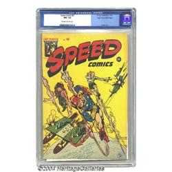 Speed Comics #41 Mile High pedigree (Harvey, 1946) CGC NM- 9.2 Off-white to white pages.