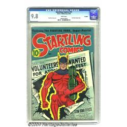 Startling Comics #41 Big Apple pedigree (Better Publications, 1946) CGC NM/MT 9.8 White pages.