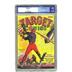 Target Comics #2 Mile High pedigree (Novelty Press, 1940) CGC NM 9.4 White pages.