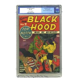 Top-Notch Comics #9 Cosmic Aeroplane pedigree (MLJ, 1940) CGC VF 8.0 Cream to off-white pages.