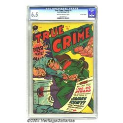 True Crime Comics #4 Canadian edition (Alval Publishing, 1948) CGC FN+ 6.5 Cream to off-white pages.