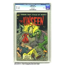 The Unseen #11 Bethlehem pedigree (Standard, 1953) CGC VF- 7.5 Off-white pages.
