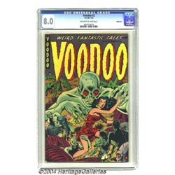Voodoo #2 Bethlehem pedigree (Farrell, 1952) CGC VF 8.0 Off-white to white pages.