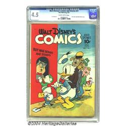 Walt Disney's Comics and Stories #31 (Dell, 1943) CGC VG+ 4.5 Slightly brittle pages.