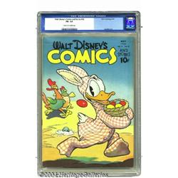 Walt Disney's Comics and Stories #32 (Dell, 1943) CGC FN- 5.5 Cream to off-white pages.