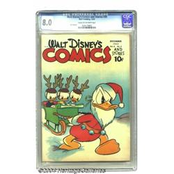 Walt Disney's Comics and Stories #39 (Dell, 1943) CGC VF 8.0 Cream to off-white pages.