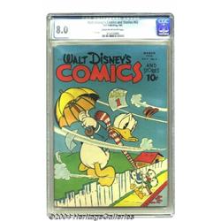 Walt Disney's Comics and Stories #42 (Dell, 1944) CGC VF 8.0 Cream to off-white pages.