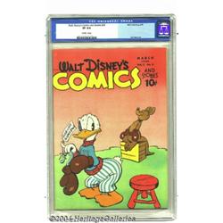 Walt Disney's Comics and Stories #54 (Dell, 1945) CGC VF 8.0 Off-white pages.