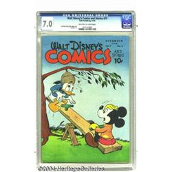 Walt Disney's Comics and Stories #75 (Dell, 1946) CGC FN/VF 7.0 Off-white to white pages.