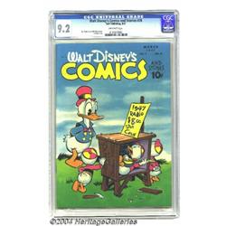 Walt Disney's Comics and Stories #78 (Dell, 1947) CGC NM- 9.2 Off-white pages.