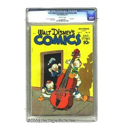Walt Disney's Comics and Stories #84 (Dell, 1947) CGC VF 8.0 Off-white pages.