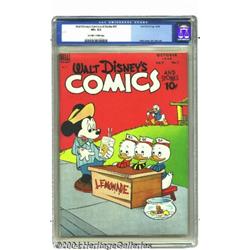 Walt Disney's Comics and Stories #97 (Dell, 1948) CGC VF+ 8.5 Off-white pages.