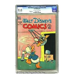 Walt Disney's Comics and Stories #102 (Dell, 1949) CGC VF 8.0 Off-white to white pages.