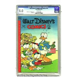 Walt Disney's Comics and Stories #107 (Dell, 1949) CGC VF 8.0 Off-white pages.