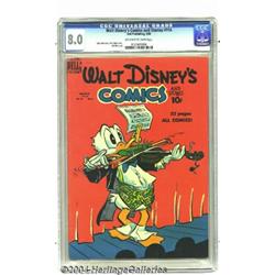 Walt Disney's Comics and Stories #114 (Dell, 1950) CGC VF 8.0 Off-white to white pages.