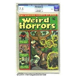 Weird Horrors #2 Bethlehem pedigree (St. John, 1952) CGC VF- 7.5 Off-white to white pages.