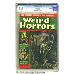 Weird Horrors #4 Bethlehem pedigree (St. John, 1952) CGC VF- 7.5 Off-white pages.