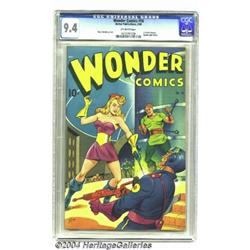 Wonder Comics #16 (Better Publications, 1948) CGC NM 9.4 Off-white to white pages.