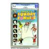 Image 1 : Famous TV Funday Funnies #1 File Copy (Harvey, 1961) CGC NM 9.4 Off-white pages.
