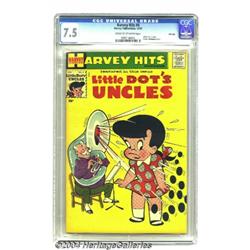 Harvey Hits #4 Little Dot's Uncles - File Copy (Harvey, 1957) CGC VF- 7.5 Cream to off-white pages.