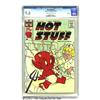 Image 1 : Hot Stuff #8 File Copy (Harvey, 1958) CGC NM+ 9.6 Cream to off-white pages.