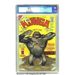 Konga #5 Bethlehem pedigree (Charlton, 1962) CGC NM 9.4 Off-white to white pages.