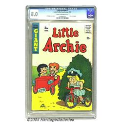 Little Archie #3 (Archie, 1957) CGC VF 8.0 Cream to off-white pages.