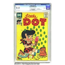 Little Dot #16 File Copy (Harvey, 1956) CGC VF 8.0 Cream to off-white pages.