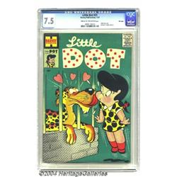 Little Dot #21 File Copy (Harvey, 1957) CGC VF- 7.5 Cream to off-white pages.