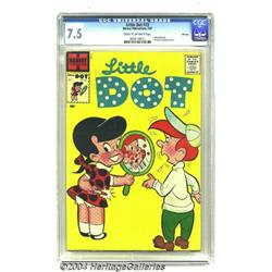 Little Dot #23 File Copy (Harvey, 1957) CGC VF- 7.5 Cream to off-white pages.