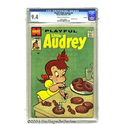 Playful Little Audrey #3 File Copy (Harvey, 1957) CGC NM 9.4 Cream to off-white pages.