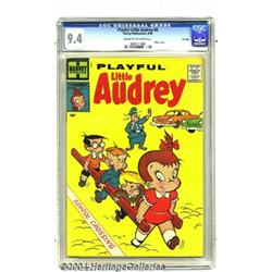 Playful Little Audrey #6 File Copy (Harvey, 1958) CGC NM 9.4 Cream to off-white pages.