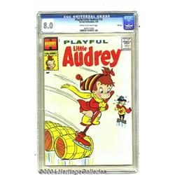 Playful Little Audrey #10 File Copy (Harvey, 1959) CGC VF 8.0 Cream to off-white pages.