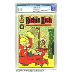 Richie Rich #4 File Copy (Harvey, 1961) CGC VF 8.0 Cream to off-white pages.
