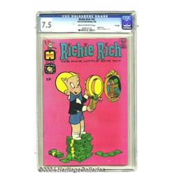 Richie Rich #35 File Copy (Harvey, 1965) CGC VF- 7.5 Cream to off-white pages.