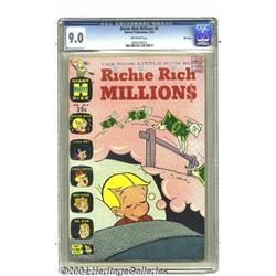 Richie Rich Millions #4 File Copy (Harvey, 1963) CGC VF/NM 9.0 Off-white pages.