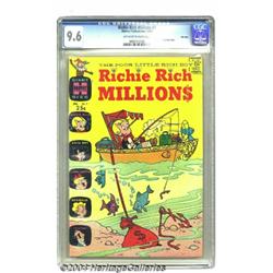 Richie Rich Millions #7 File Copy (Harvey, 1963) CGC NM+ 9.6 Off-white to white pages.