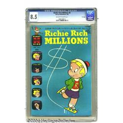 Richie Rich Millions #8 File Copy (Harvey, 1964) CGC VF+ 8.5 Off-white to white pages.