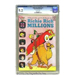 Richie Rich Millions #9 File Copy (Harvey, 1964) CGC NM- 9.2 Off-white pages.