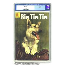 Rin Tin Tin File Copy Group (Dell, 1956-60) Condition: Average CGC NM+ 9.6.