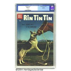 Rin Tin Tin File Copy Group (Dell, 1954-56) Condition: Average CGC NM 9.4.