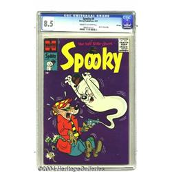 Spooky #9 File Copy (Harvey, 1957) CGC VF+ 8.5 Cream to off-white pages.