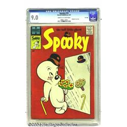 Spooky #10 File Copy (Harvey, 1957) CGC VF/NM 9.0 Cream to off-white pages.