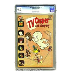 TV Casper and Company #1 File Copy (Harvey, 1963) CGC NM- 9.2 Off-white to white pages.