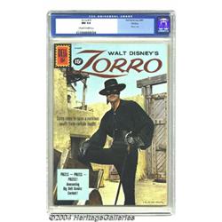 Zorro Group (Dell, 1960-67) CGC NM 9.4 Off-white to white pages.