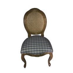 Blue Plaid Chair