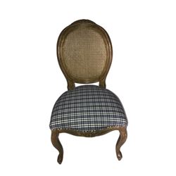 Blue Plaid Chair