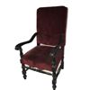 Image 1 : Burgundy Dining Chair